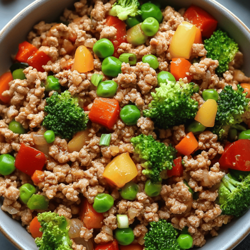 Ground Turkey Stir Fry