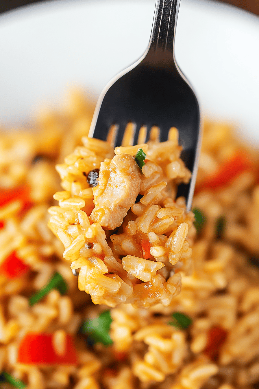 Ground Turkey and Rice Recipe ingredients organized and measured on kitchen counter