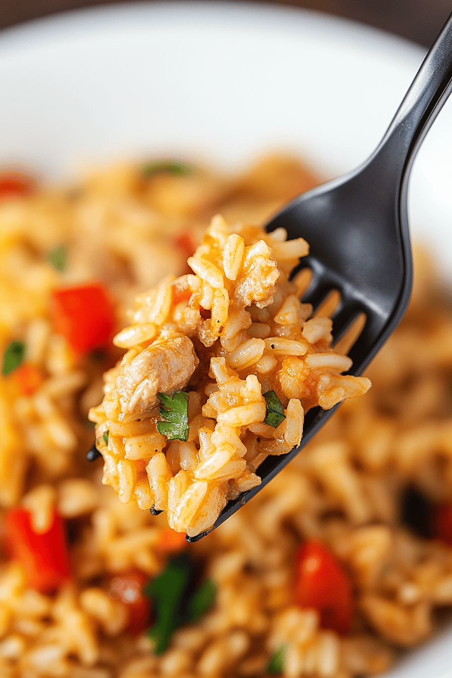Ground Turkey and Rice Recipe final dish beautifully presented and ready to serve