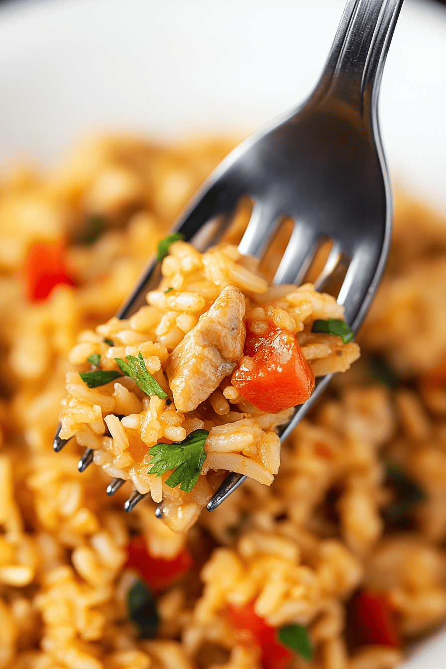 Ground Turkey and Rice Recipe slice on plate showing perfect texture and swirl pattern