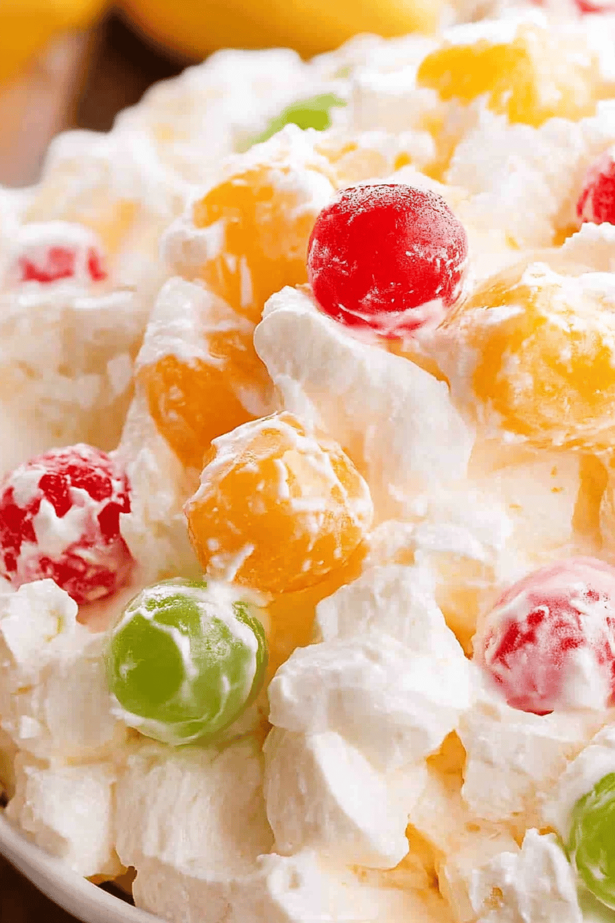 Hawaiian Ambrosia Salad ingredients