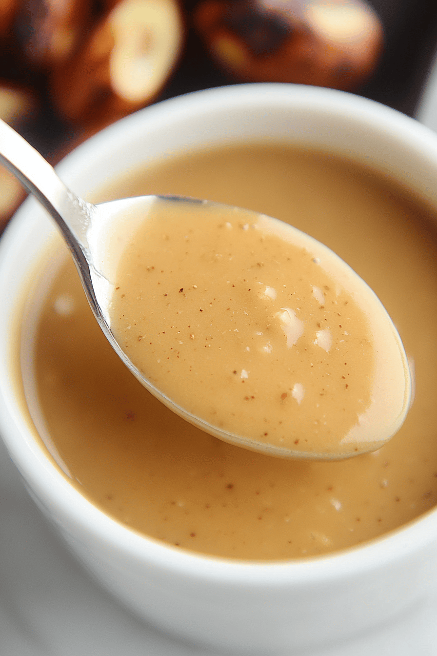 Homemade Brown Gravy final dish beautifully presented and ready to serve