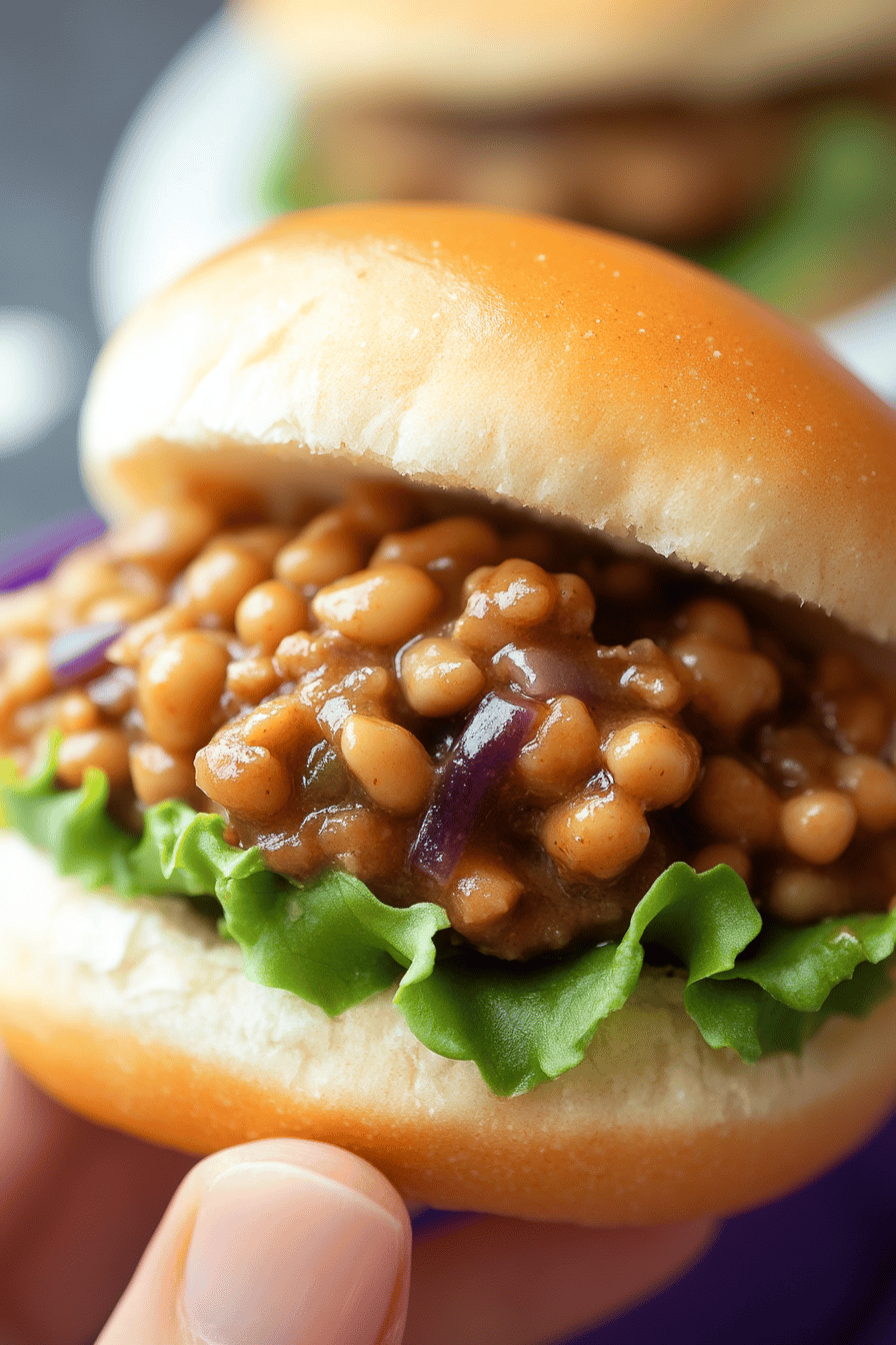 Honey Garlic Chicken Sloppy Joes final dish beautifully presented and ready to serve