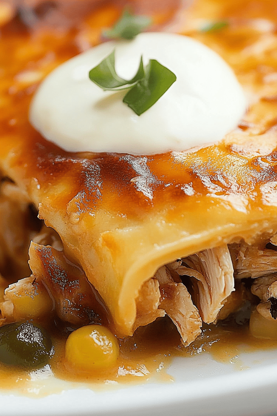 King Ranch Chicken Casserole final dish beautifully presented and ready to serve