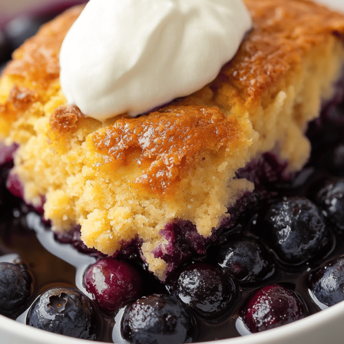 Lemon Blueberry Cobbler