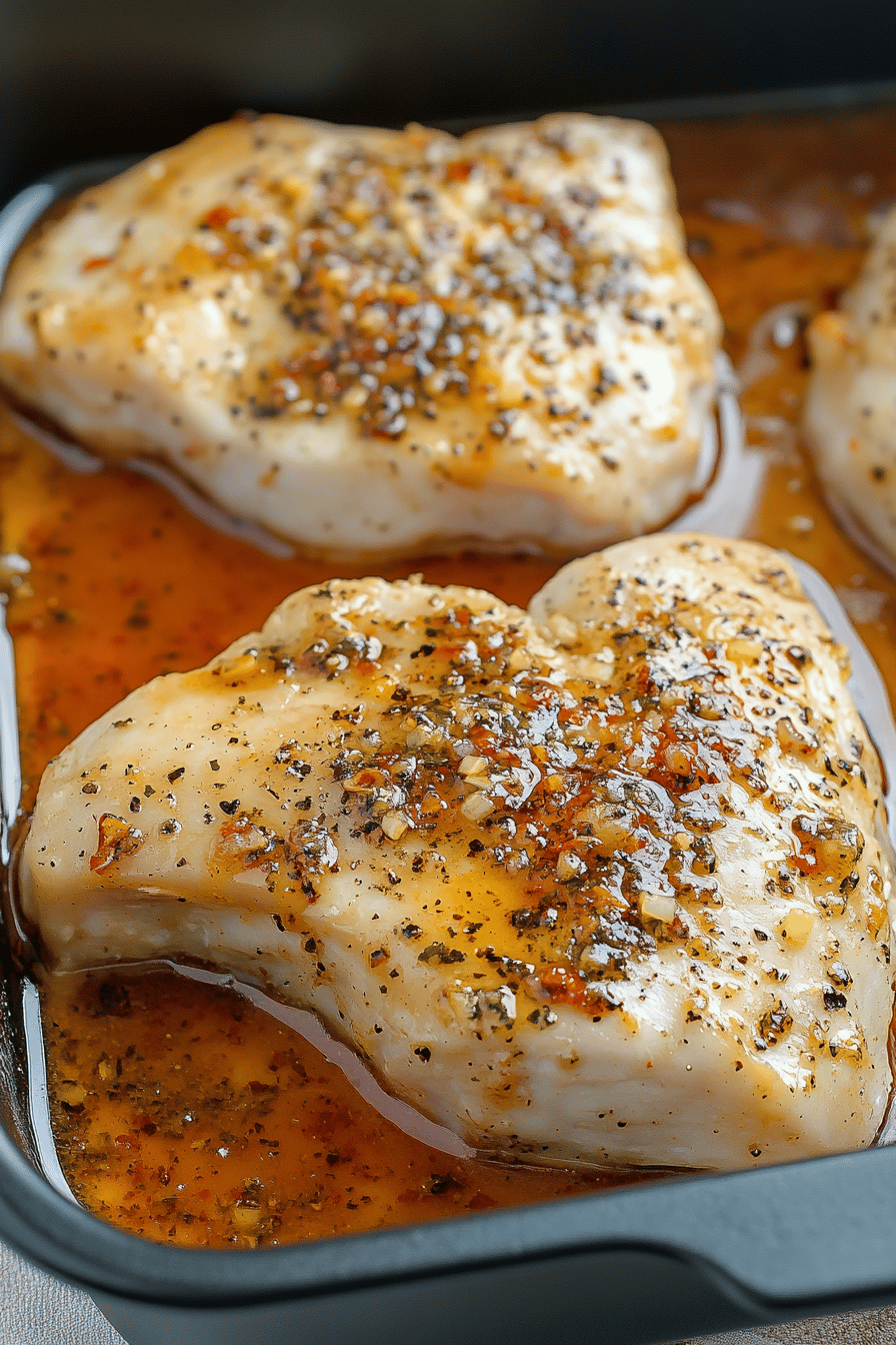 Lemon Pepper Pork Chops ingredients organized and measured on kitchen counter