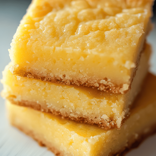 Lemon Pudding Cookie Bars