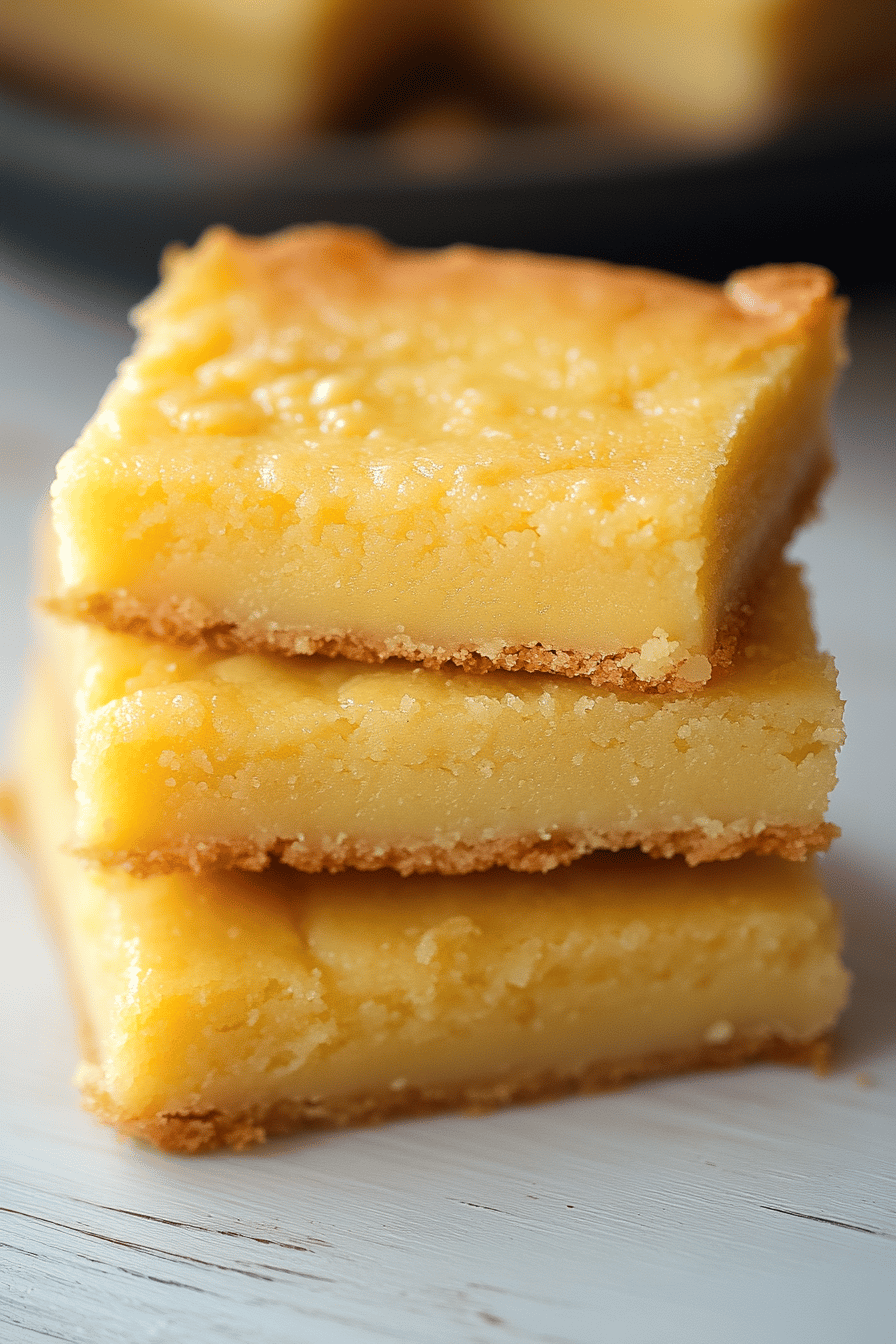 Lemon Pudding Cookie Bars ingredients organized and measured on kitchen counter