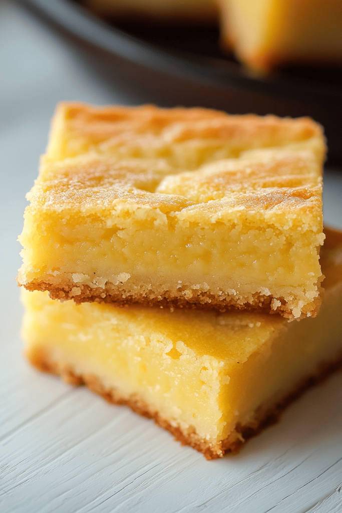 Lemon Pudding Cookie Bars