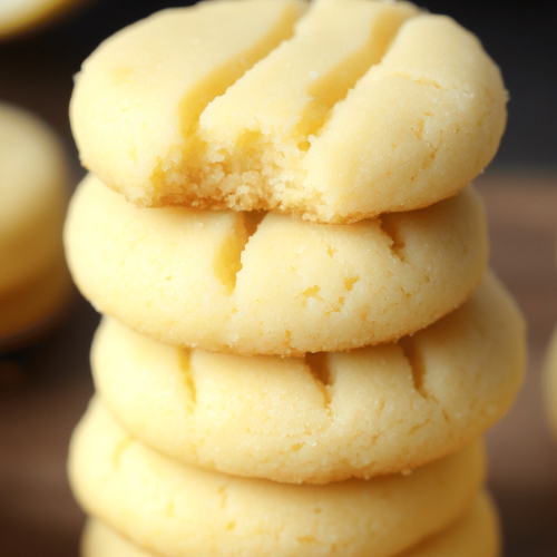 Lemon Shortbread Cookies