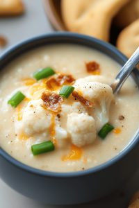Loaded Cauliflower Soup
