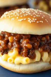 Mac and Cheese Sloppy Joes