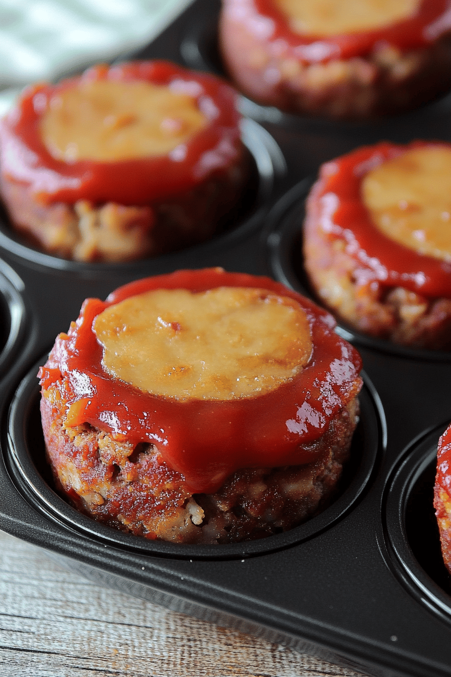 Meatloaf Muffins final dish beautifully presented and ready to serve