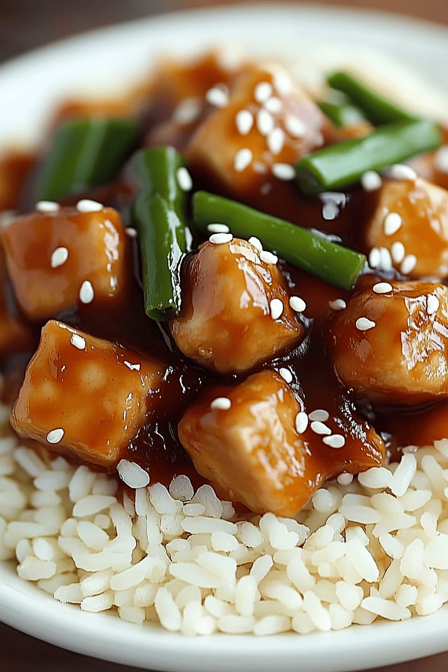 Mongolian Chicken Recipe ingredients organized and measured on kitchen counter