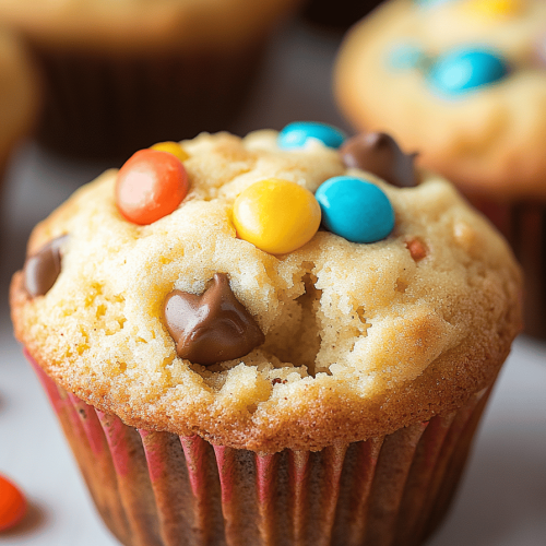 Monster Cookie Muffins