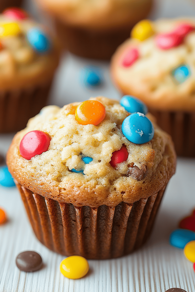 Monster Cookie Muffins