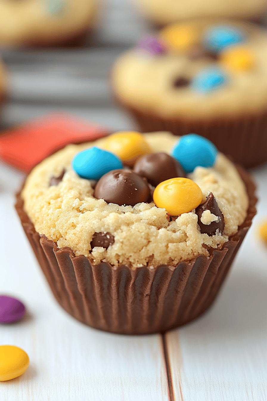 Peanut Butter Cup Cookies ingredients organized and measured on kitchen counter