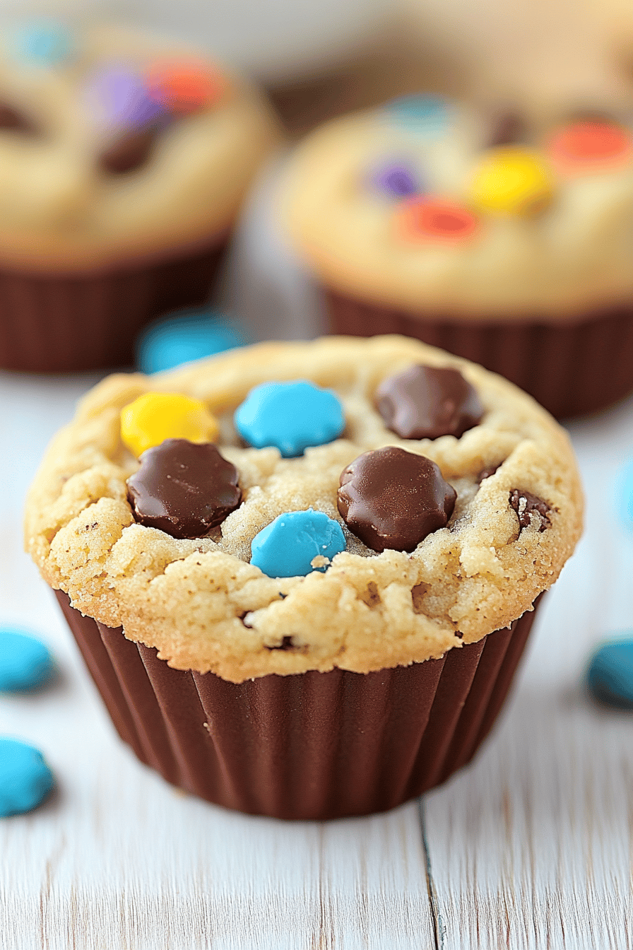 Peanut Butter Cup Cookies final dish beautifully presented and ready to serve