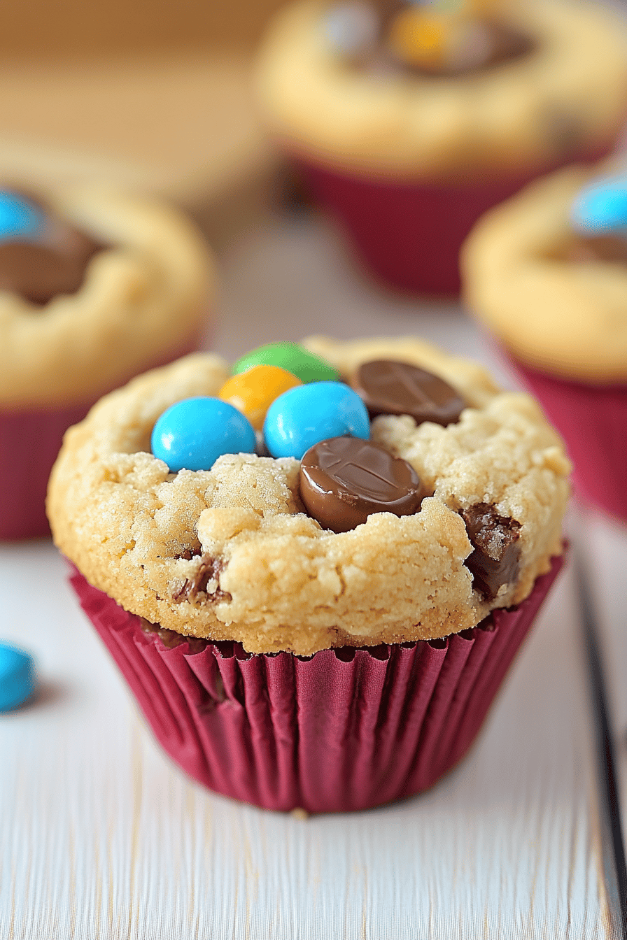 Peanut Butter Cup Cookies slice on plate showing perfect texture and swirl pattern