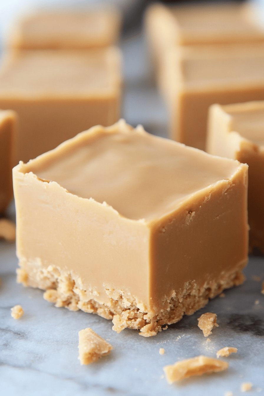 Peanut Butter Fudge final dish beautifully presented and ready to serve