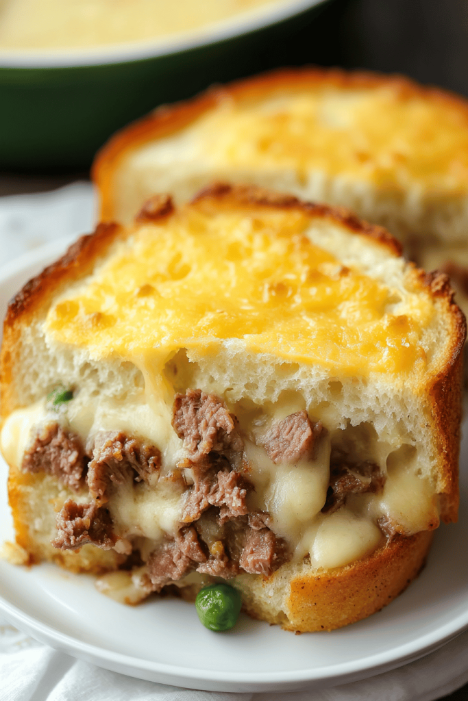 Philly Cheese Steak Casserole