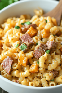 Philly Cheese Steak Pasta Salad