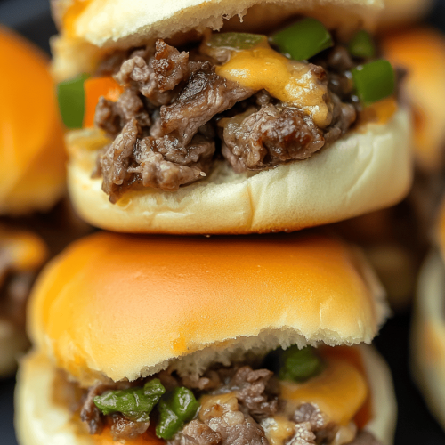 Philly Cheese Steak Sliders