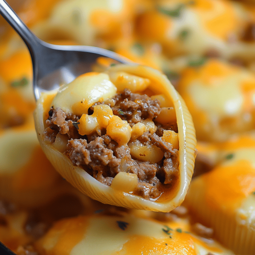 Philly Cheese Steak Stuffed Shells