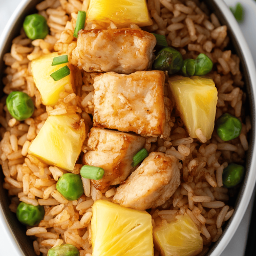Pineapple Chicken Fried Rice