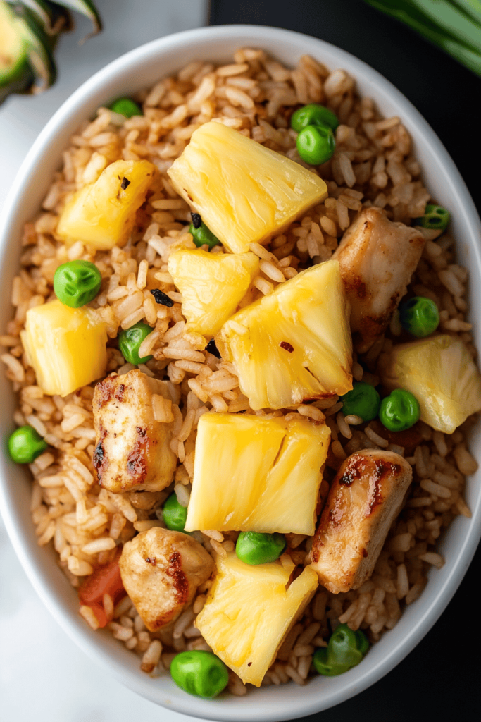 Pineapple Chicken Fried Rice