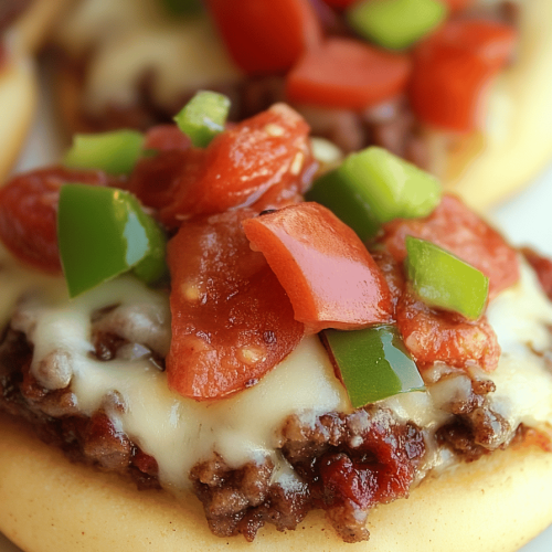Pizza Burger English Muffins