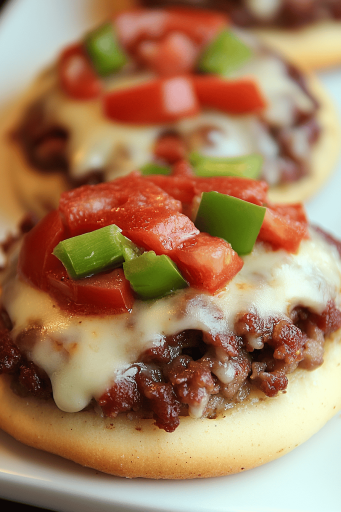 Pizza Burger English Muffins