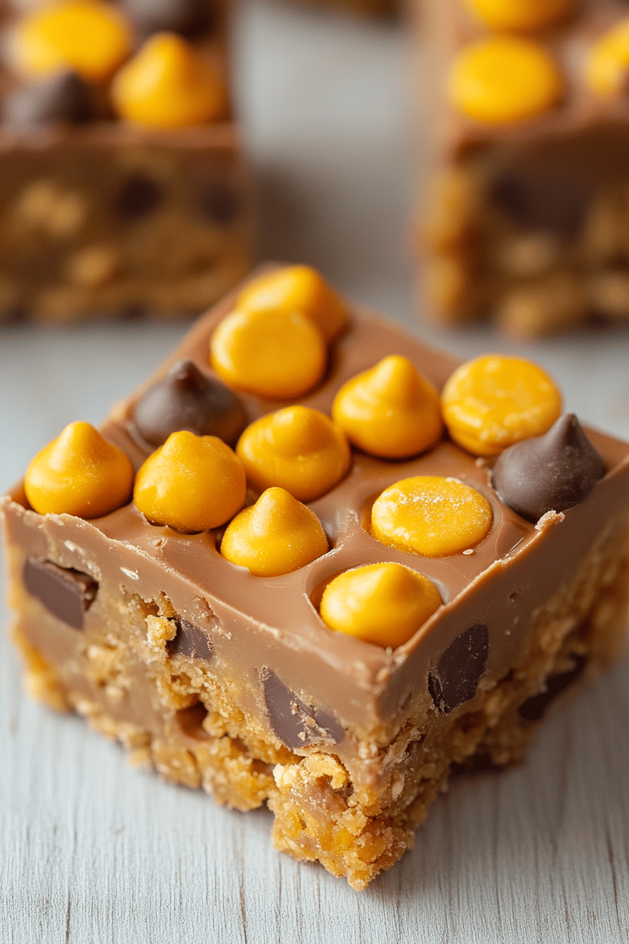 Reese's Captain Crunch Bars ingredients organized and measured on kitchen counter