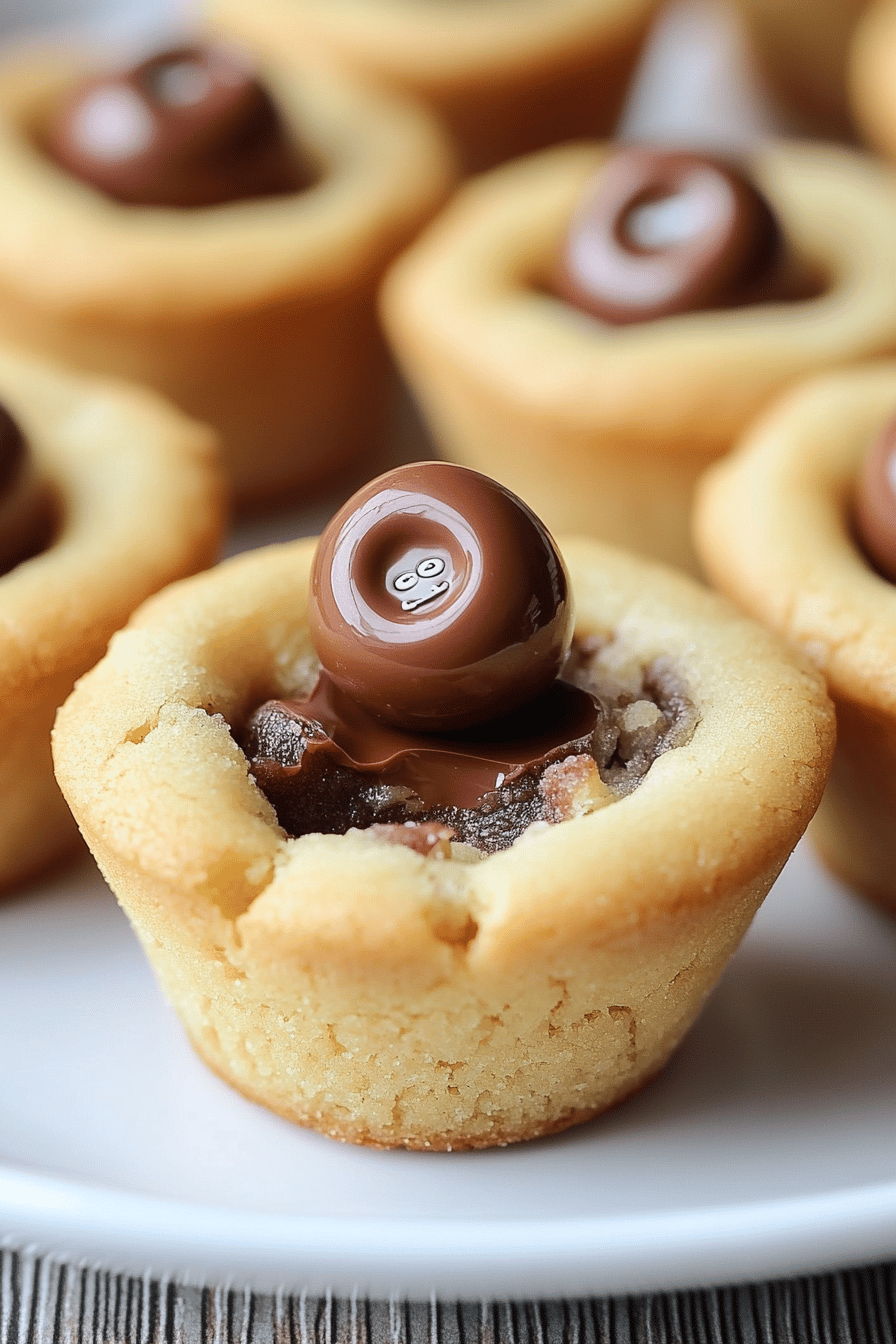 Rolo Sugar Cookie Cups ingredients organized and measured on kitchen counter