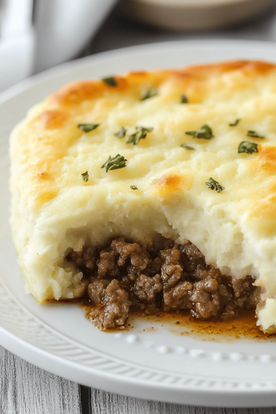 Salisbury Steak Casserole ingredients organized and measured on kitchen counter