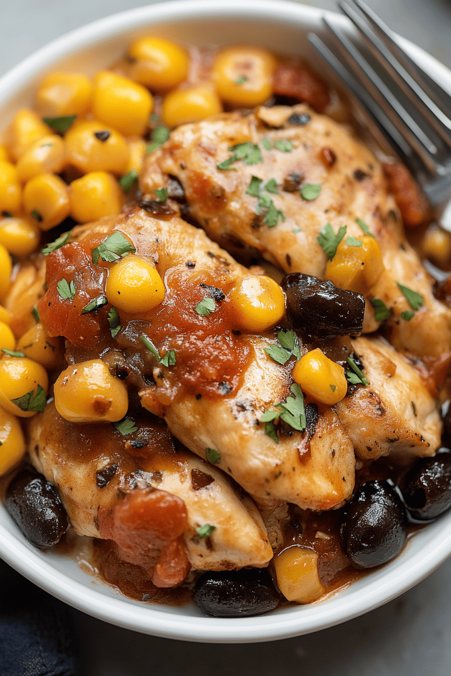 Santa Fe Chicken slice on plate showing perfect texture and swirl pattern