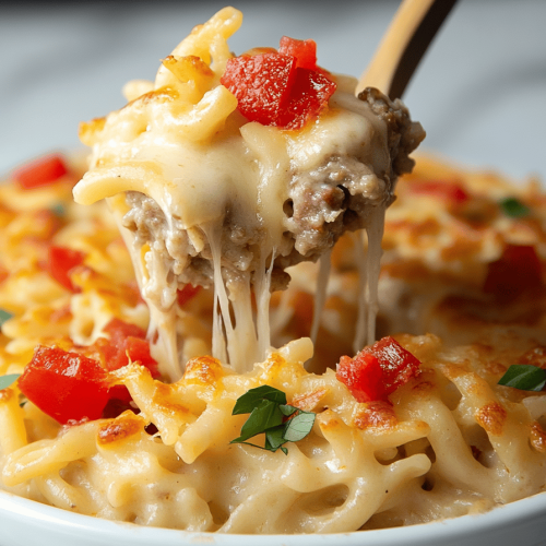 Sausage Noodle Casserole
