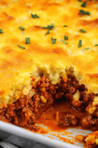 Sloppy Joe Cornbread Casserole
