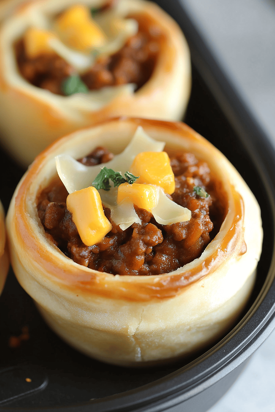 Sloppy Joe Cups ingredients organized and measured on kitchen counter