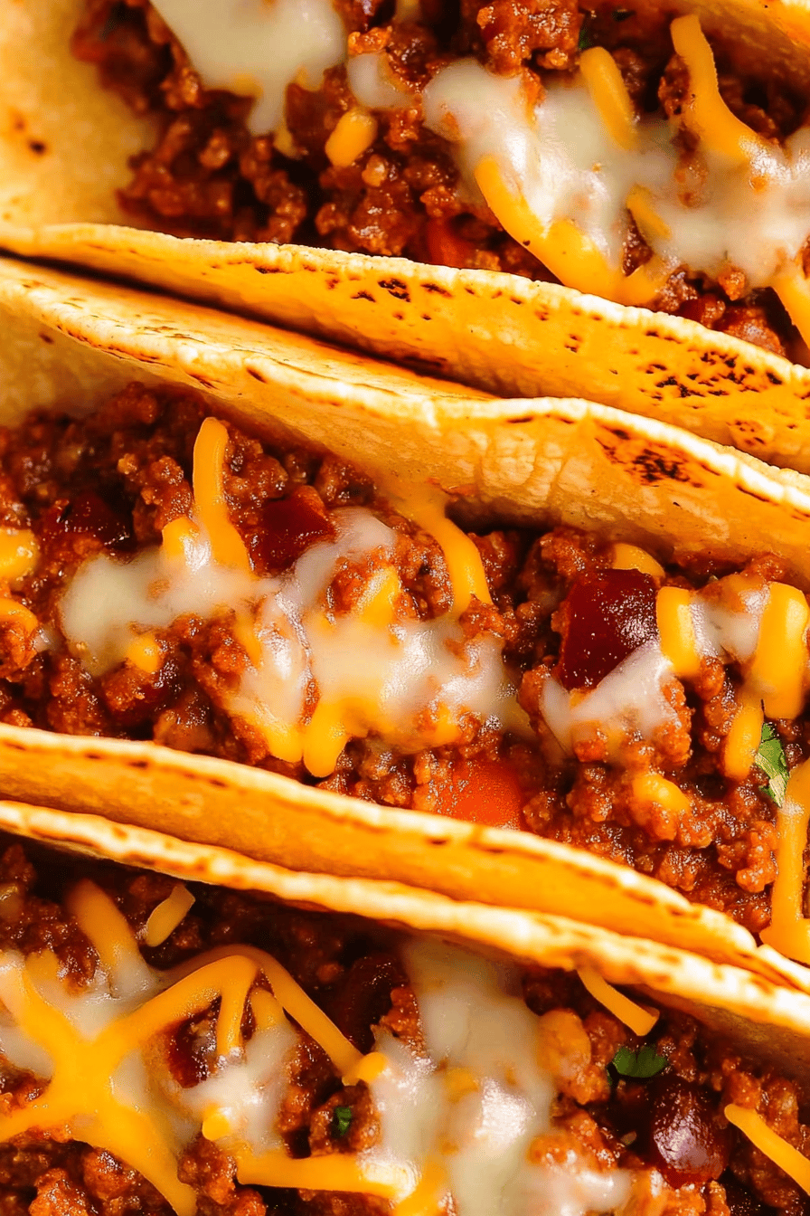 Sloppy Joe Tacos ingredients