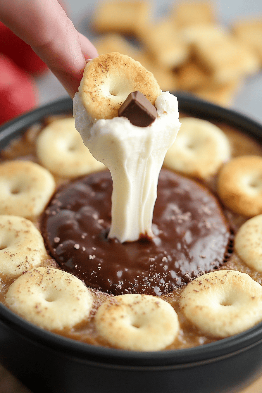 S'mores Dip Recipe final dish beautifully presented and ready to serve