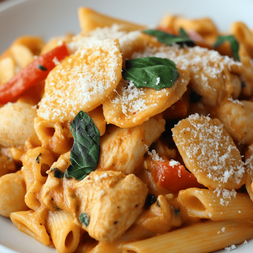 Spicy Chicken Chipotle Pasta