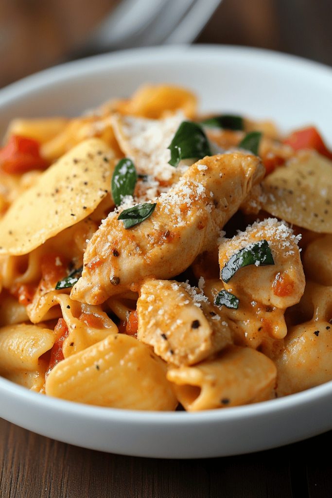 Spicy Chicken Chipotle Pasta