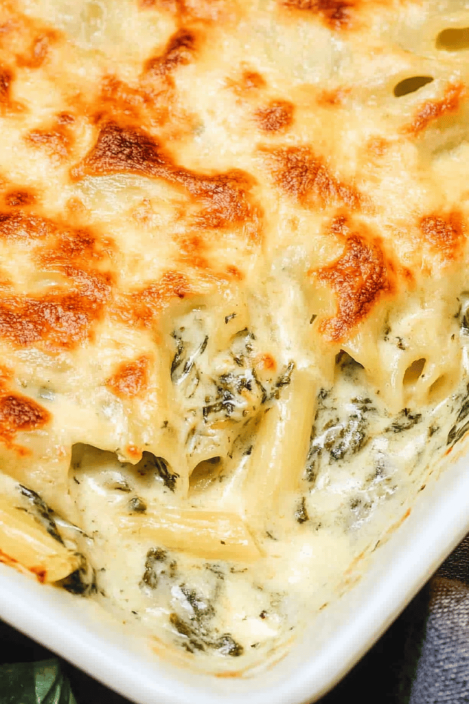 Spinach Artichoke Pasta Bake
