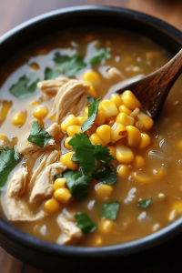 Sweet Corn Chicken Soup