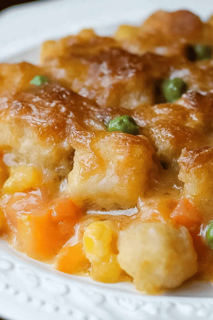 Tater Tot Hotdish Final Dish Presentation