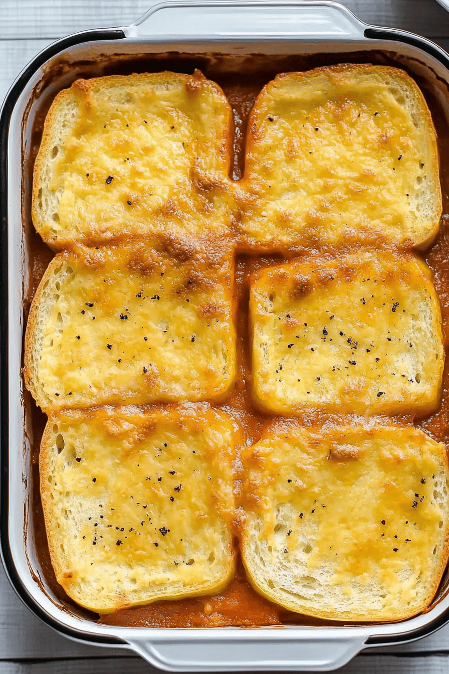 Tomato Soup Casserole slice on plate showing perfect texture and swirl pattern