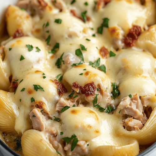 Tuna Stuffed Shells