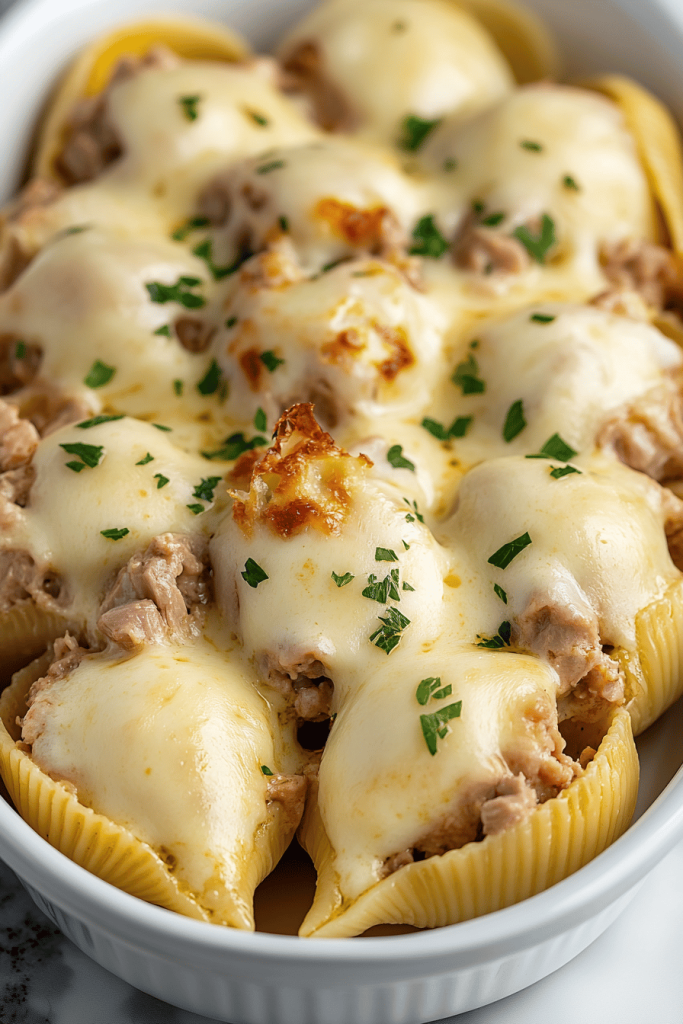 Tuna Stuffed Shells