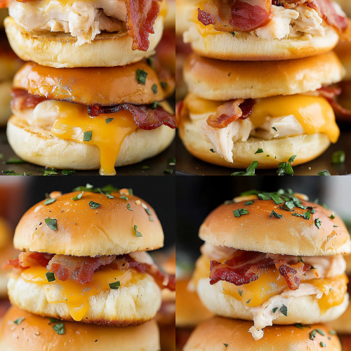 Turkey Bacon Ranch Sliders